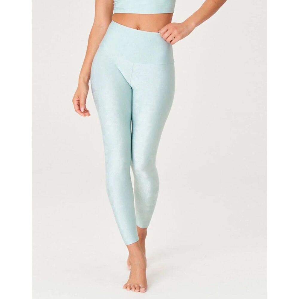 Onzie Jacquard Midi Leggings in Glacier Camo Jacquard - S/M